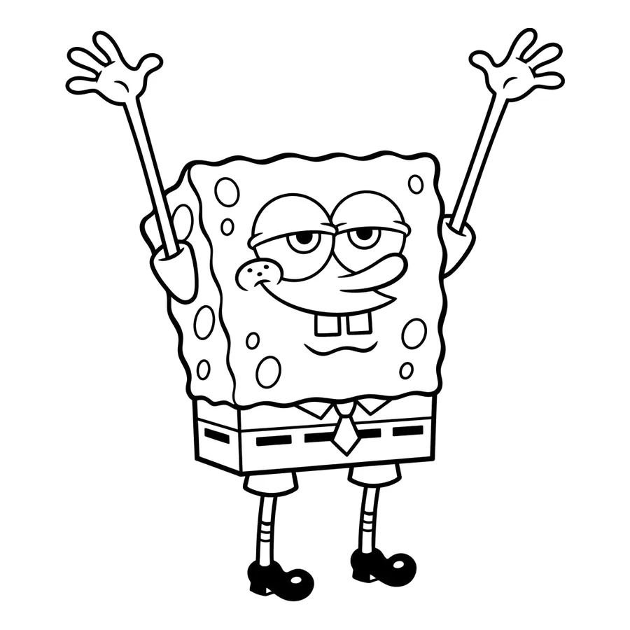 SpongeBob SquarePants coloring page 11