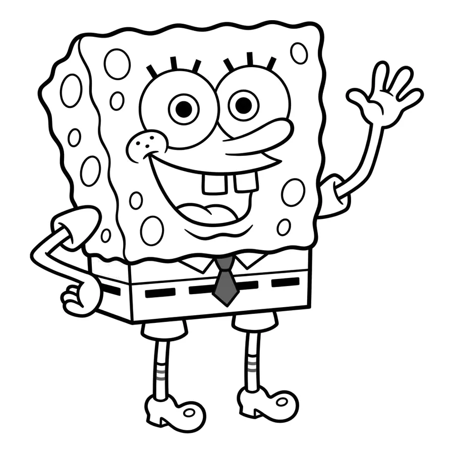 SpongeBob SquarePants coloring page 15