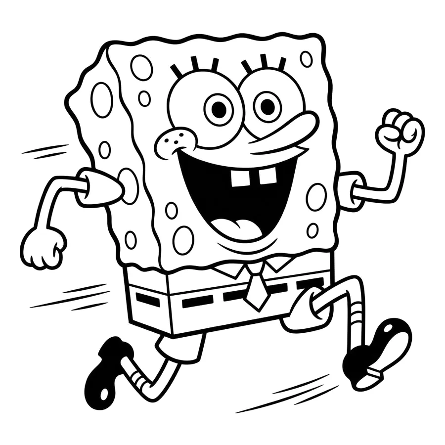 SpongeBob SquarePants coloring page 18
