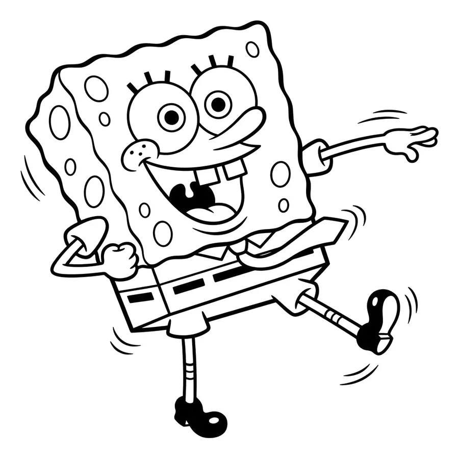 SpongeBob SquarePants coloring page 3