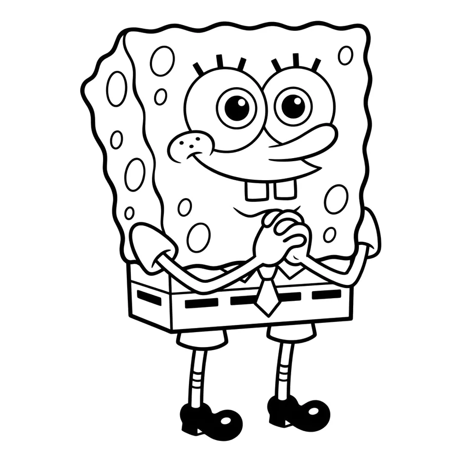 SpongeBob SquarePants coloring page 6