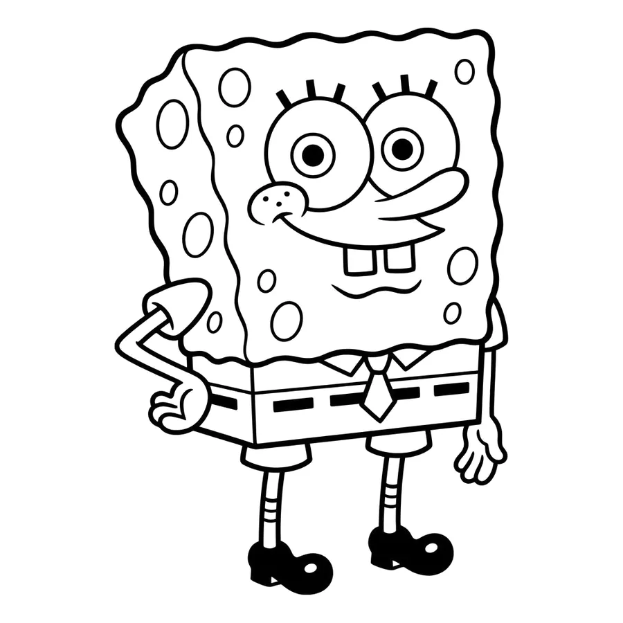 SpongeBob SquarePants coloring page 7
