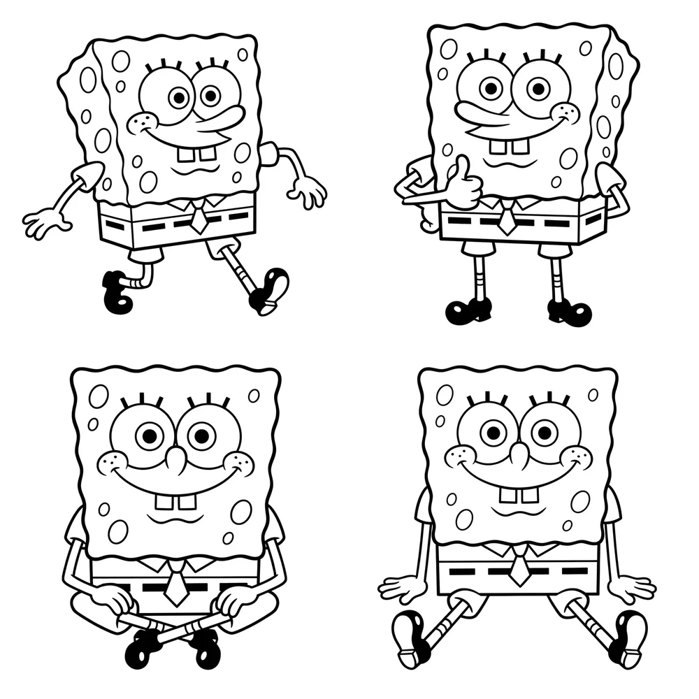 SpongeBob Coloring Pages